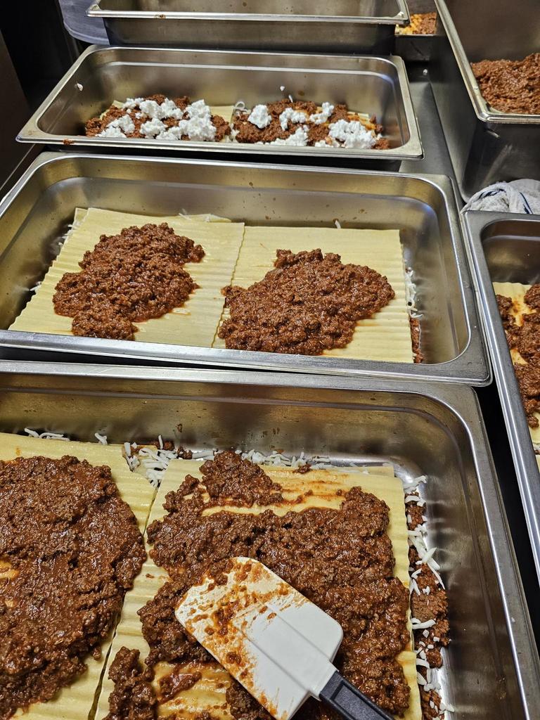 Lasagna lunch