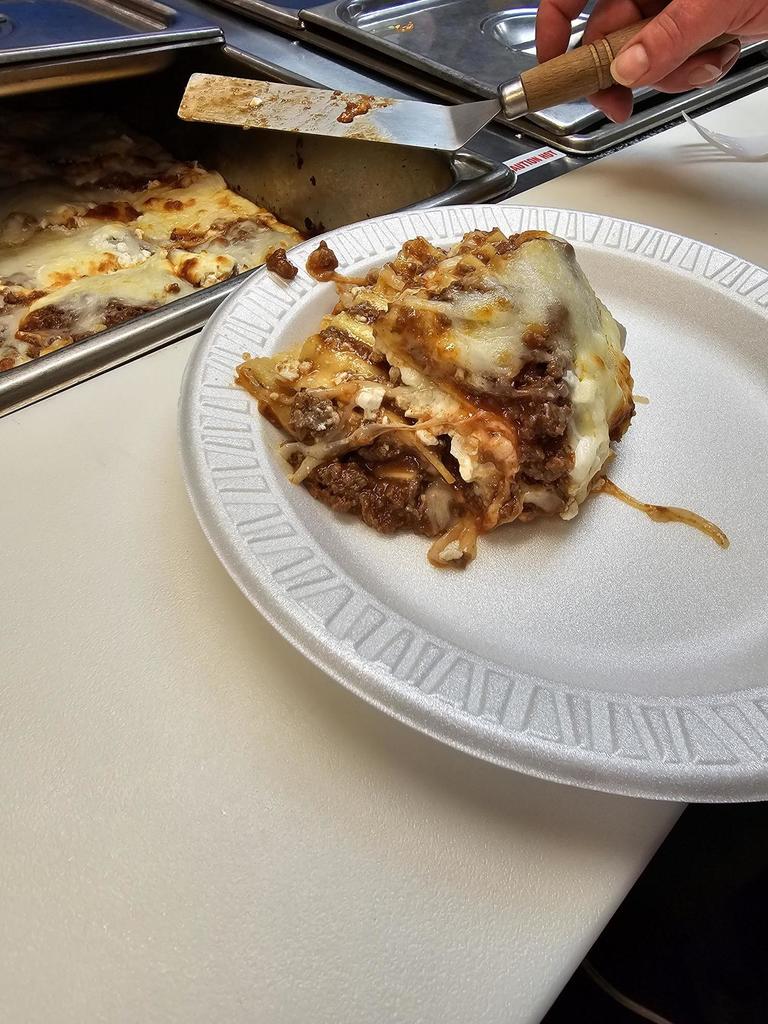 Lasagna lunch