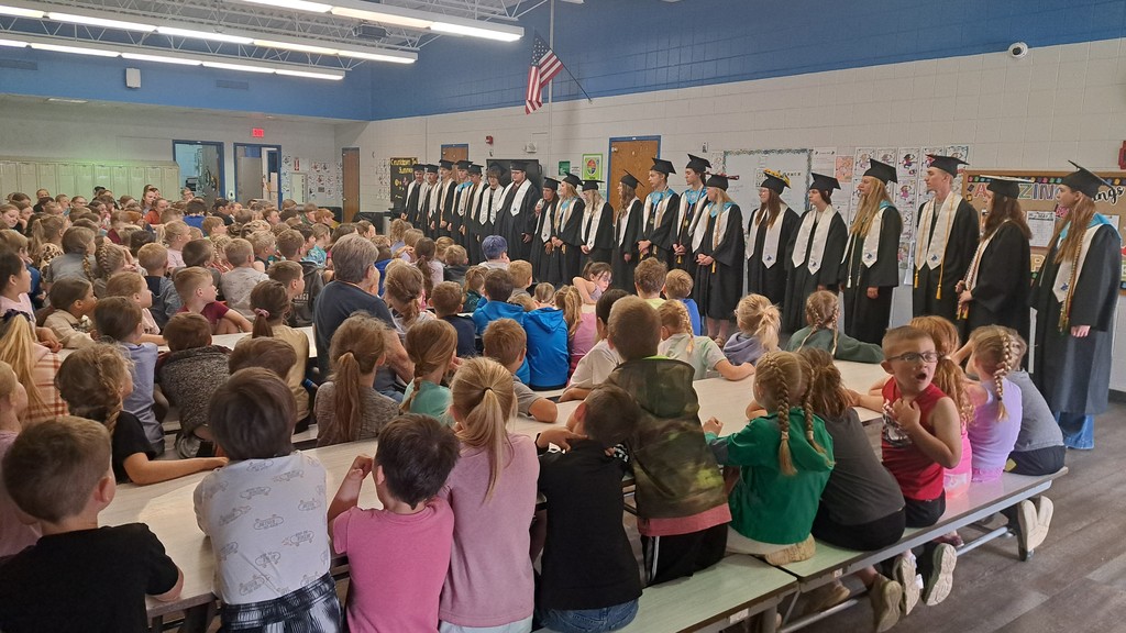 2026 Graduation Walk through elementary 