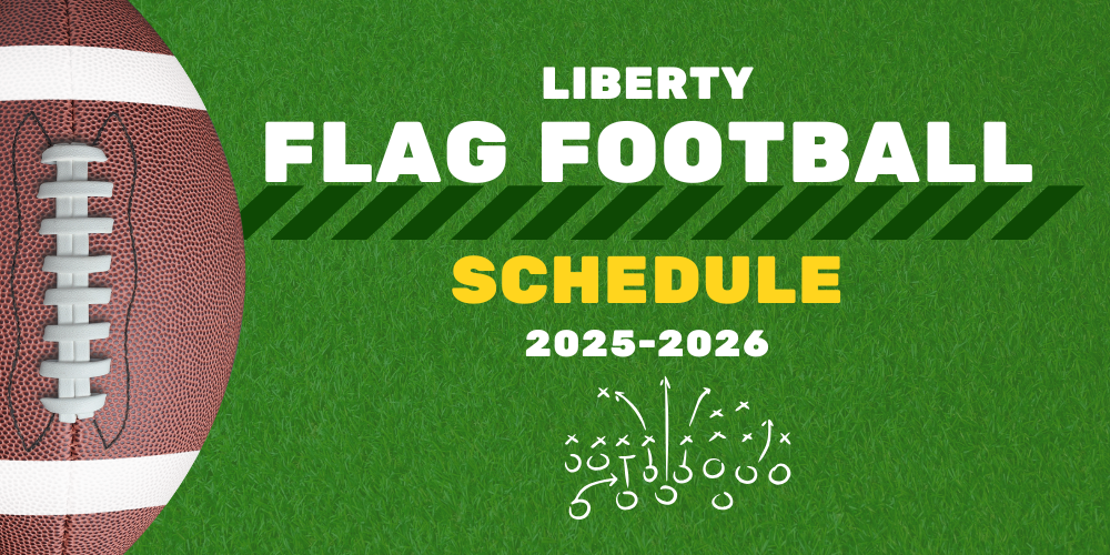Flag football banner