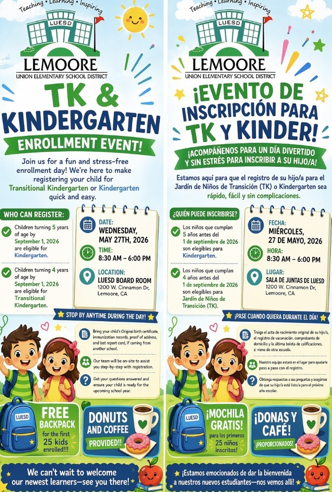TK - K enrollment