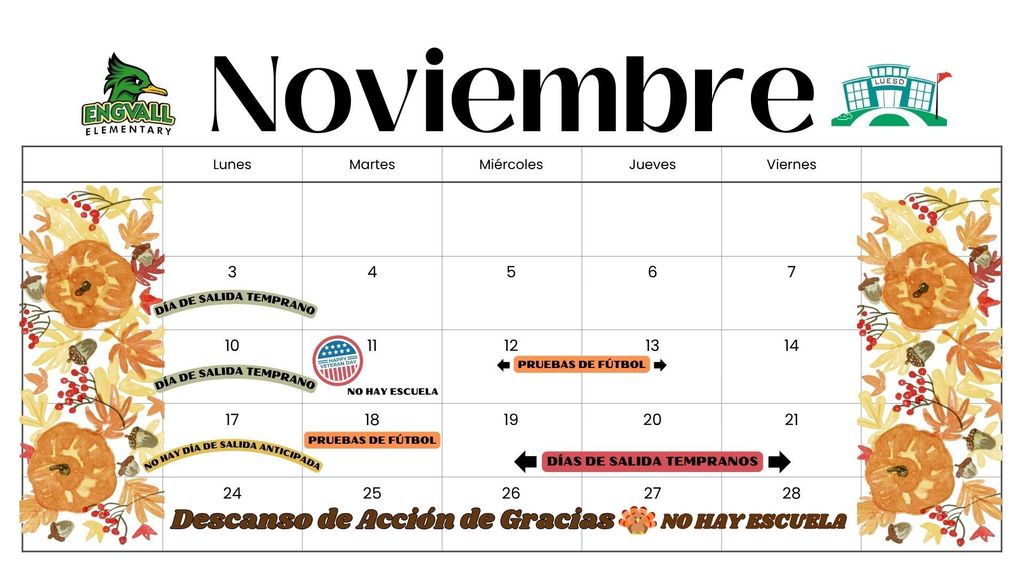 November - Calendar