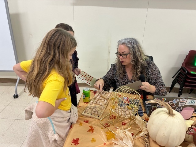 Mrs. Bietz at Bingo Night