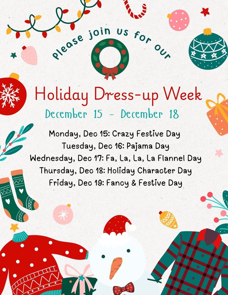Holiday Dress-up Week