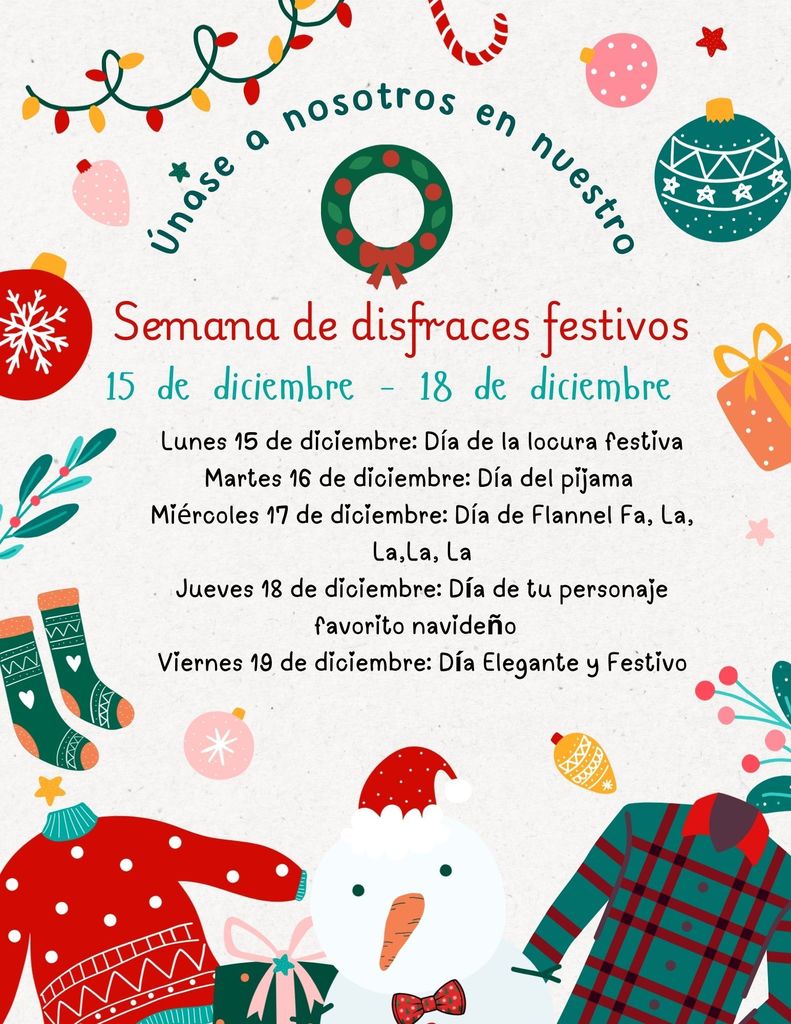 Holiday Dress-up Week