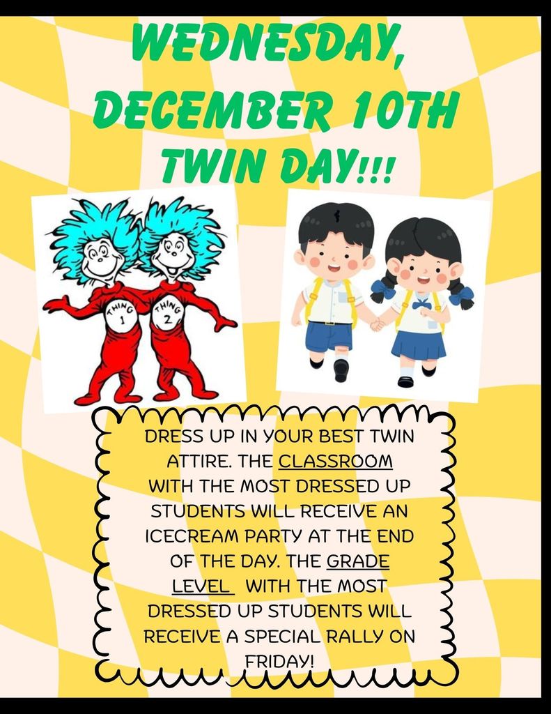 Twin Day! Dec 10th