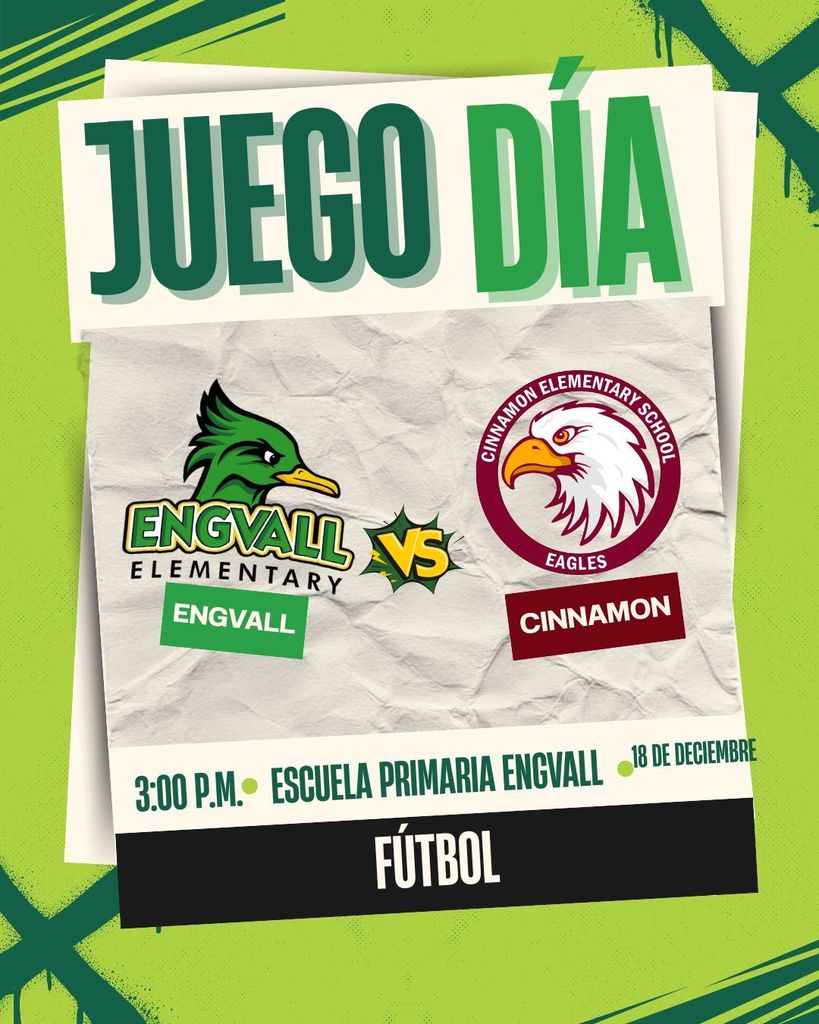 Soccer Game Today- Engvall Elementary Vs Cinnamon Elementary