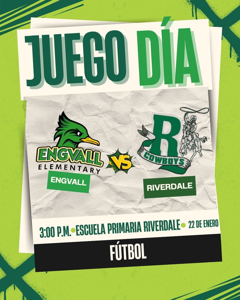 Soccer Game Today- Engvall Elementary Vs Riverdale Elementary