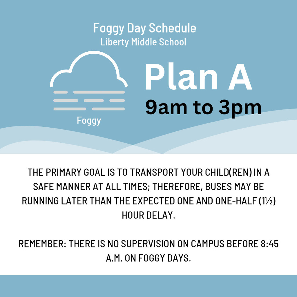 Foggy day schedule 116