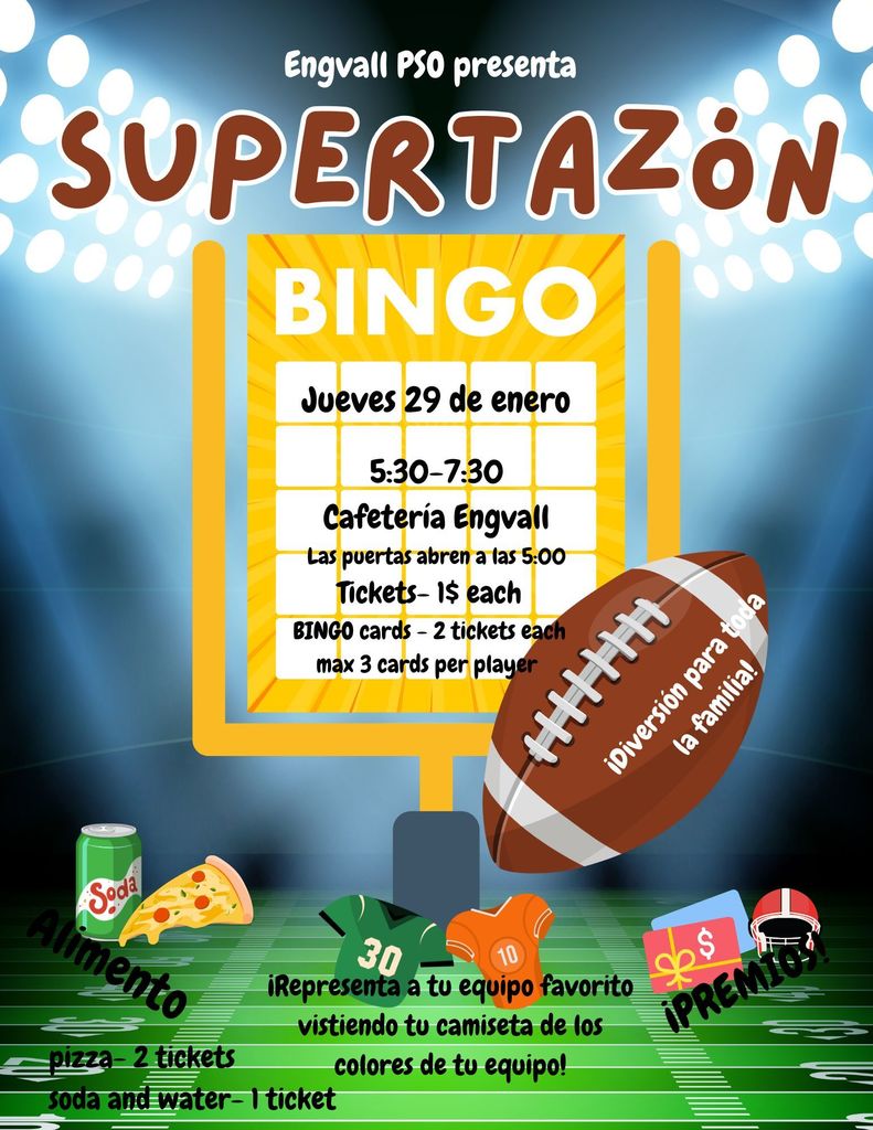 Bingo Night - January 29th