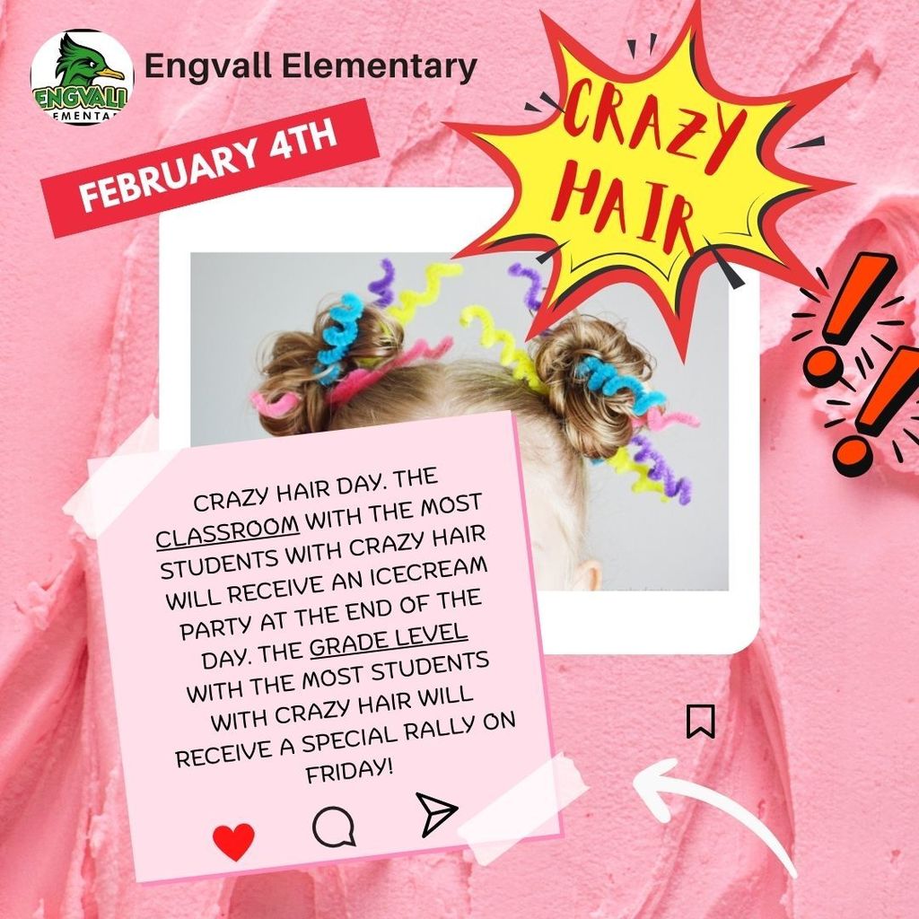 Crazy Hair Day - Feb 4th