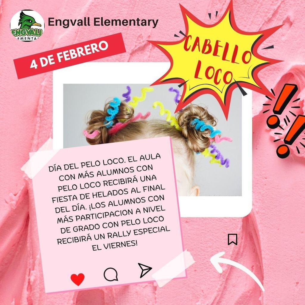 Crazy Hair Day - Feb 4th