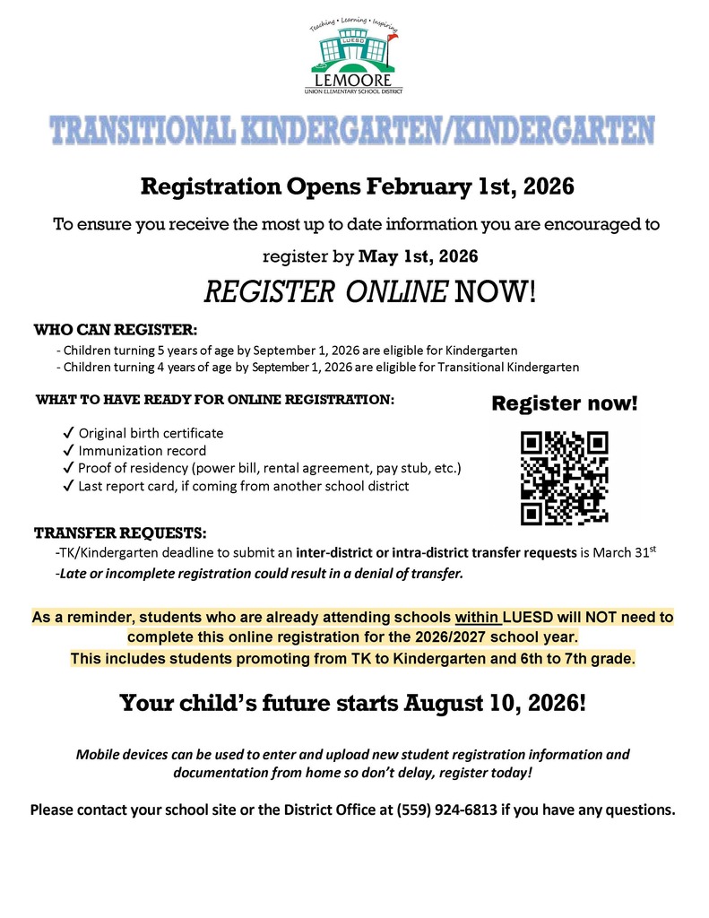 TK/K Registration Opens 2/1/2026