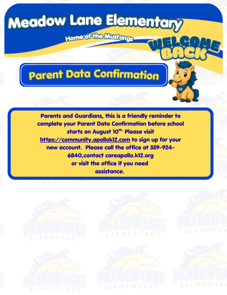 DATA CONFIRMATION
