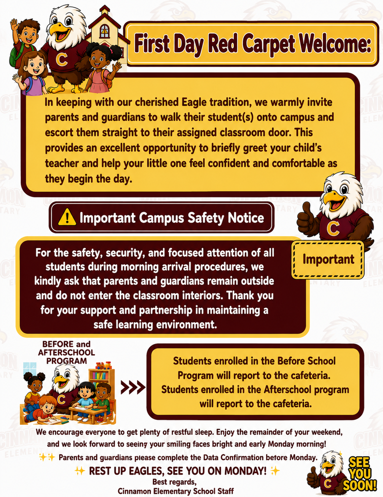 Back To School Information