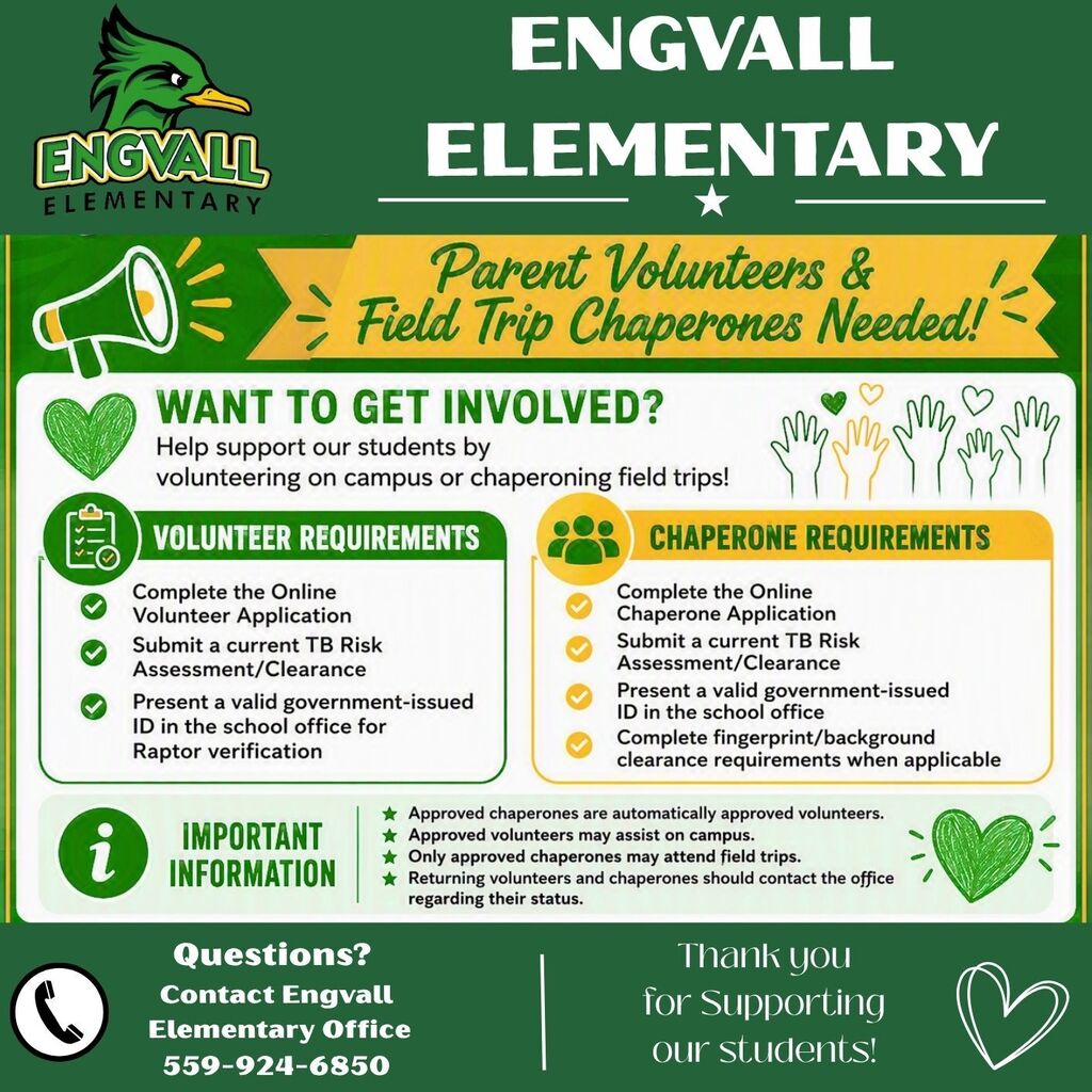 If you interested  in becoming a chaperone, please review the information below.