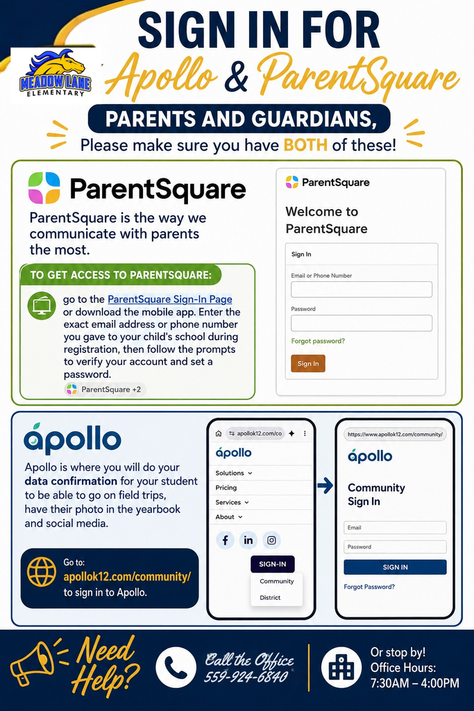 Apollo and parent square