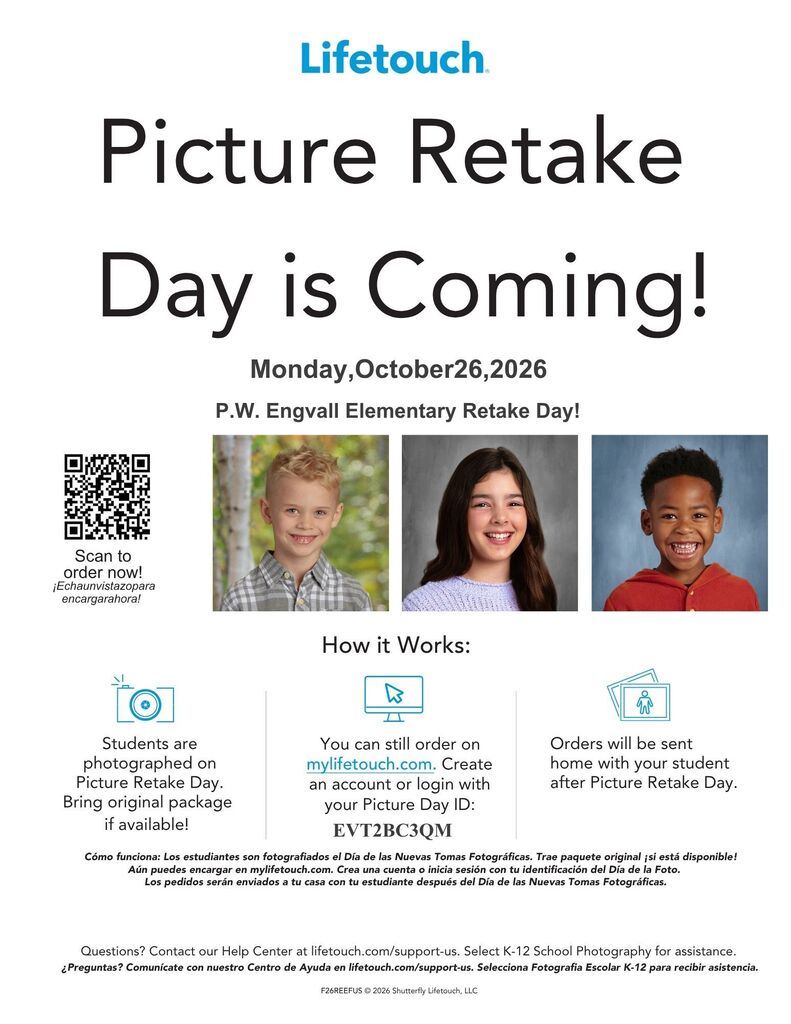Picture Retake - October 26th!