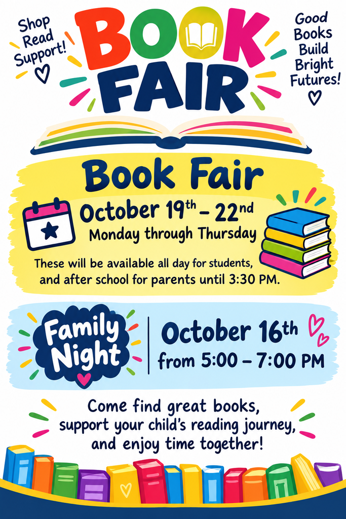 Engvall Family Night & Book Fair Event - October 16th!