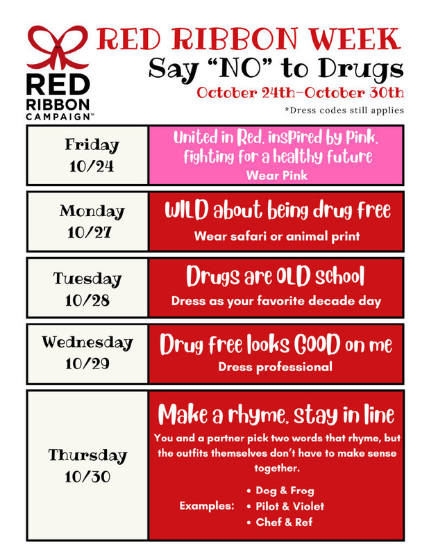 Red Ribbon Week flyer