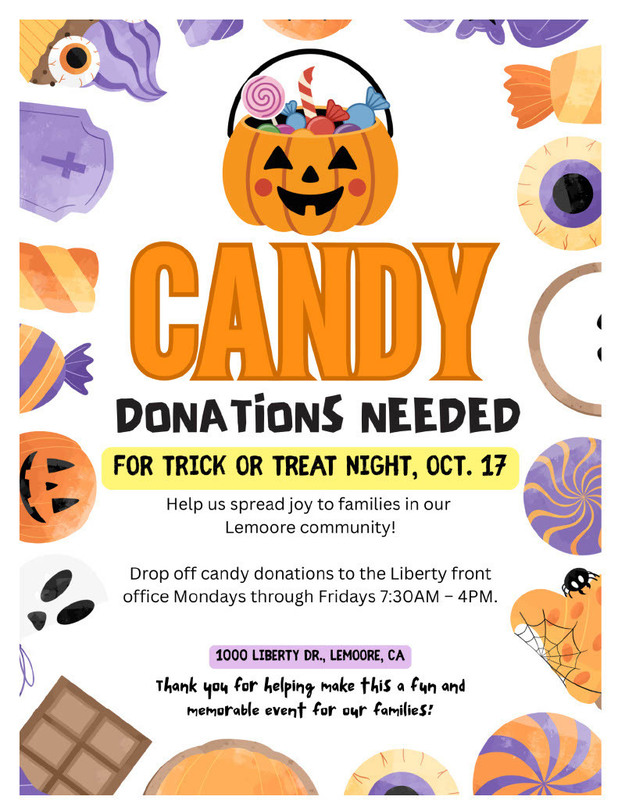 trick or treat night flyer