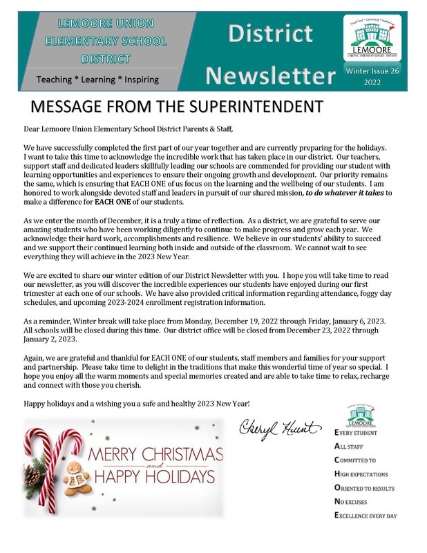 District Newsletter
