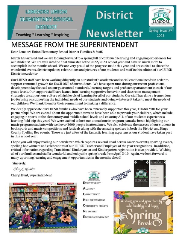 District Newsletter