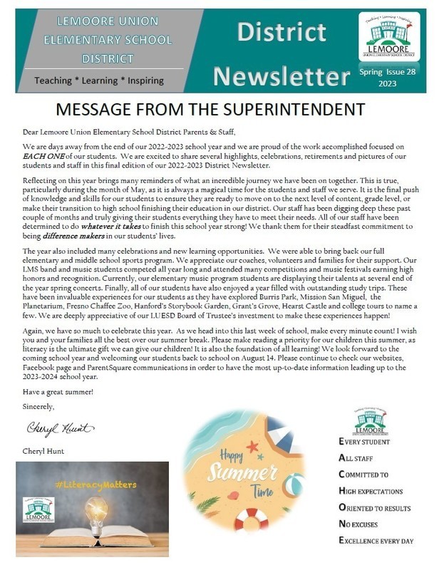 District Newsletter