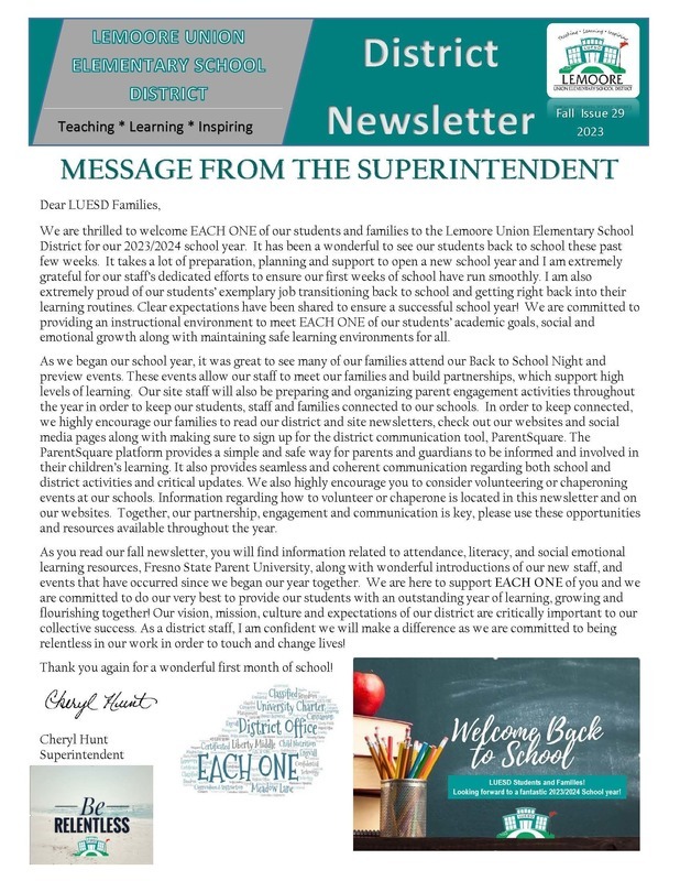District Newsletter