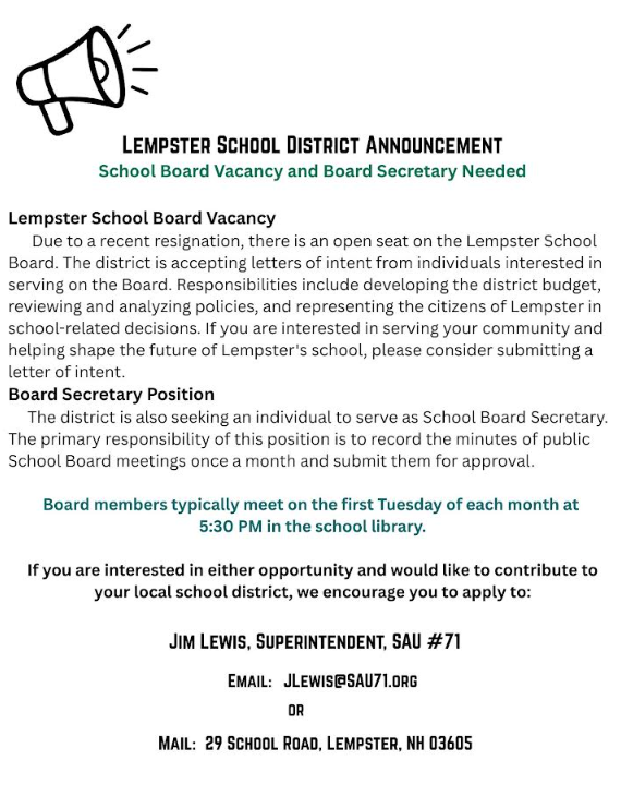 board vacancy