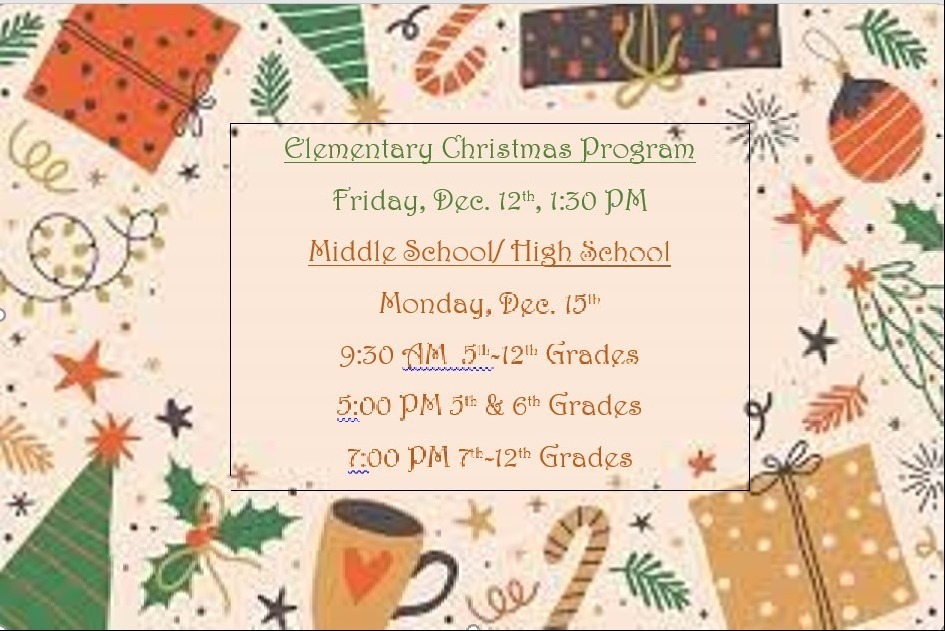 Christmas Programs