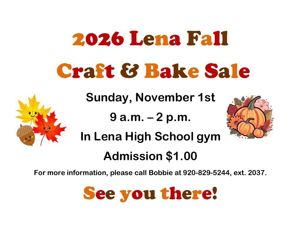 Craft Fair and Bake Sale Information