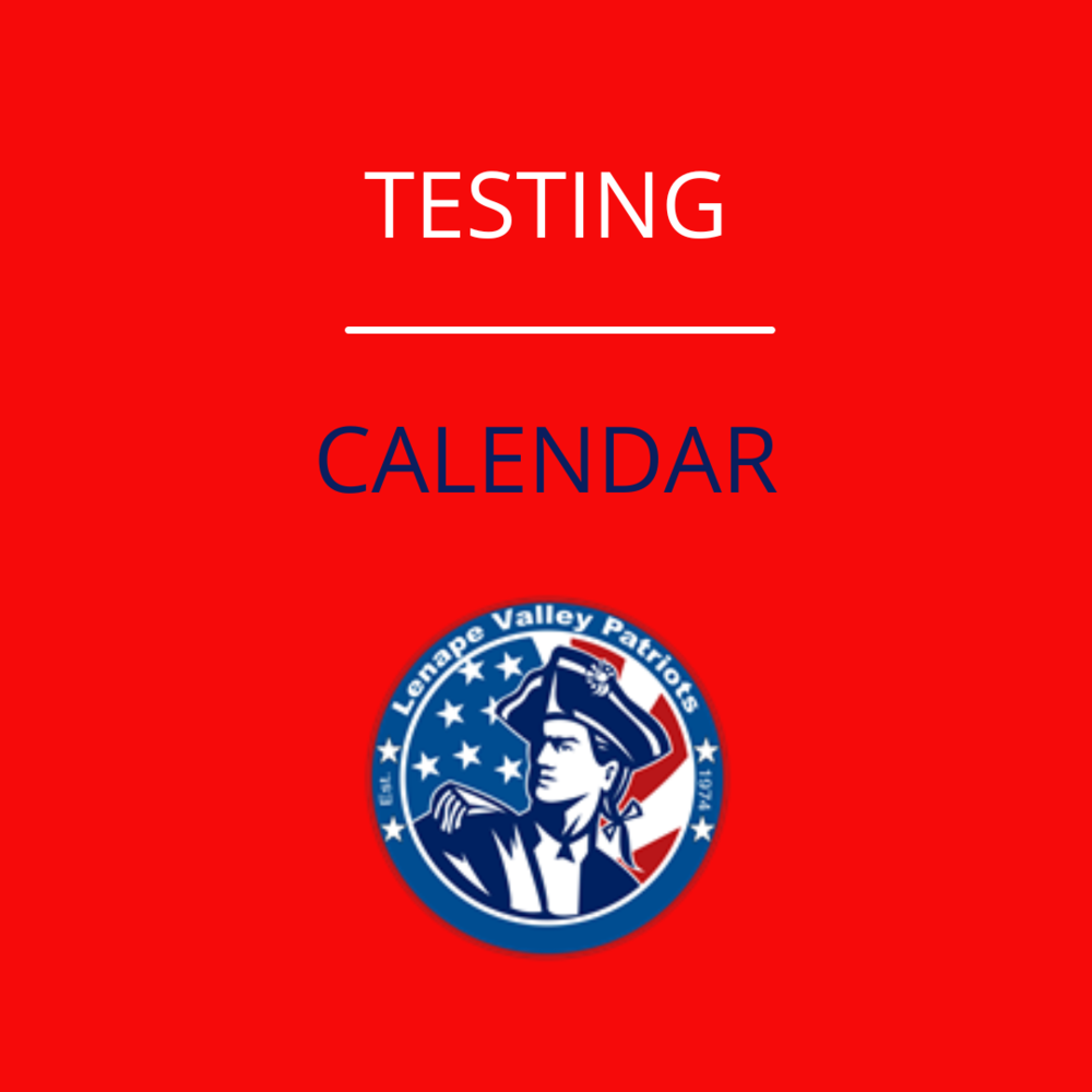 2023 24 SCHOOL TESTING CALENDAR Lenape Valley Regional High School