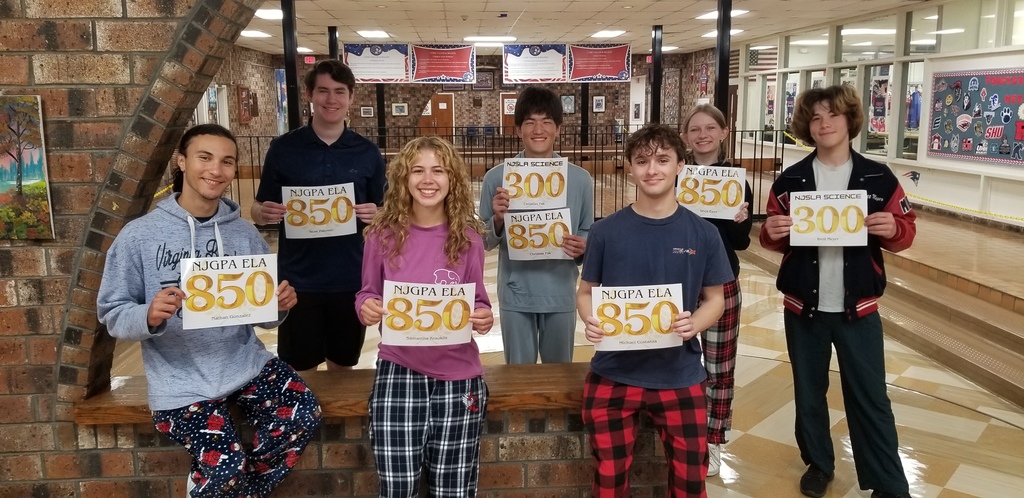 students with perfect scores on their spring NJGPA and NJSLA Science tests