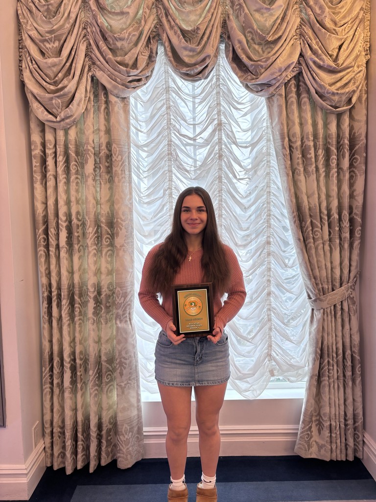 Congratulations to Junior Kaidyn Gomez who was recognized at the NJFHCA Awards Banquet on Tuesday, January 6th. Kaidyn was named to the North Jersey, Group 1, Second Team for her performance during the 2025 Field Hockey season.