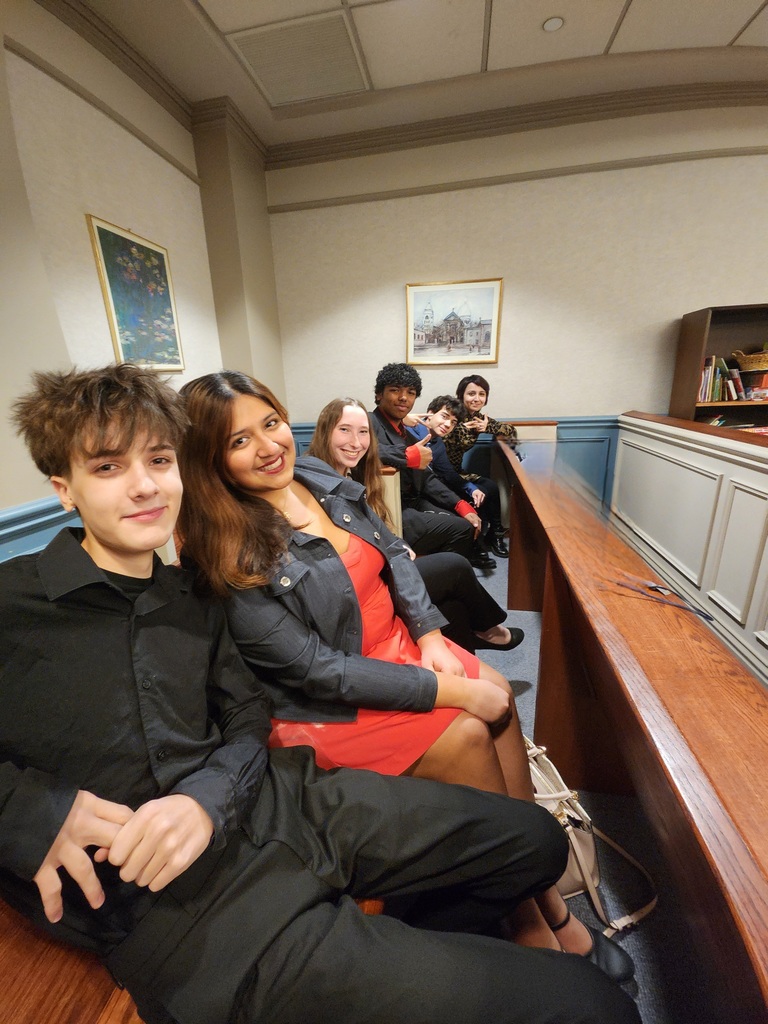 Lenape Valley's Mock Trial attended the Sussex County Mock Trial Competition.