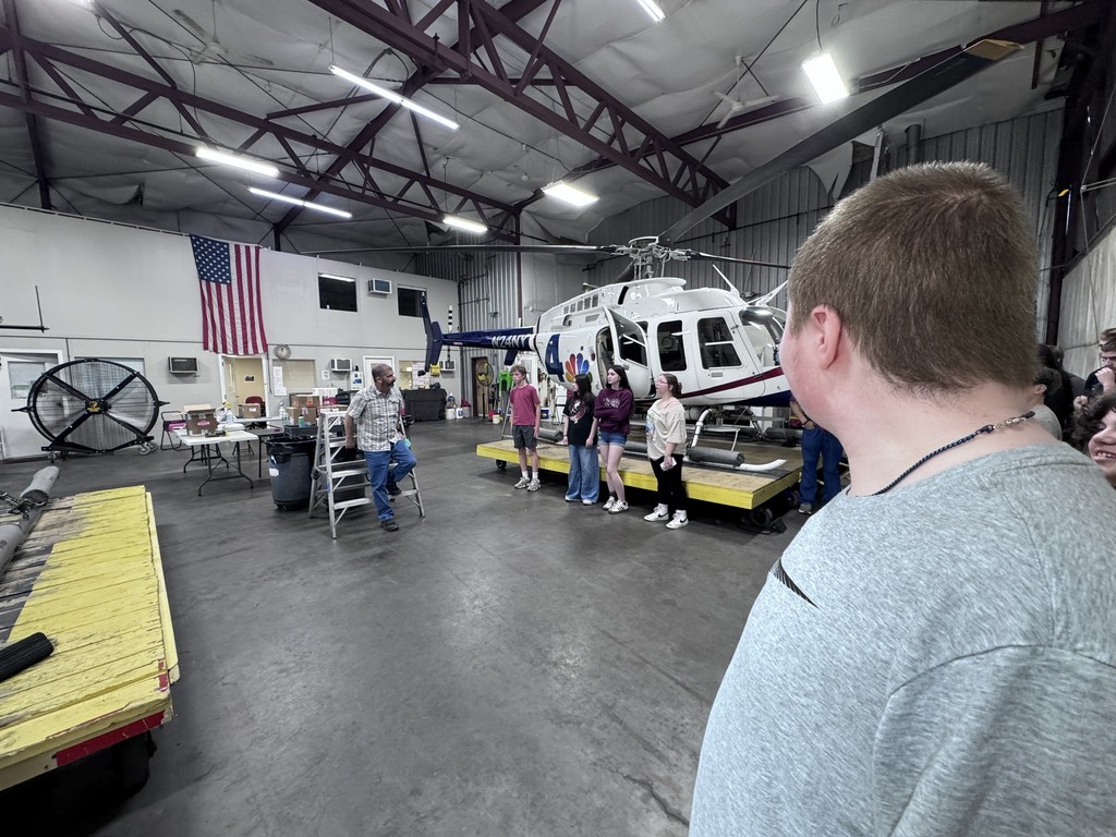 Students had the opportunity to speak with pilots, reporters, and mechanics about what it takes to provide airborne news coverage to the major NYC TV networks