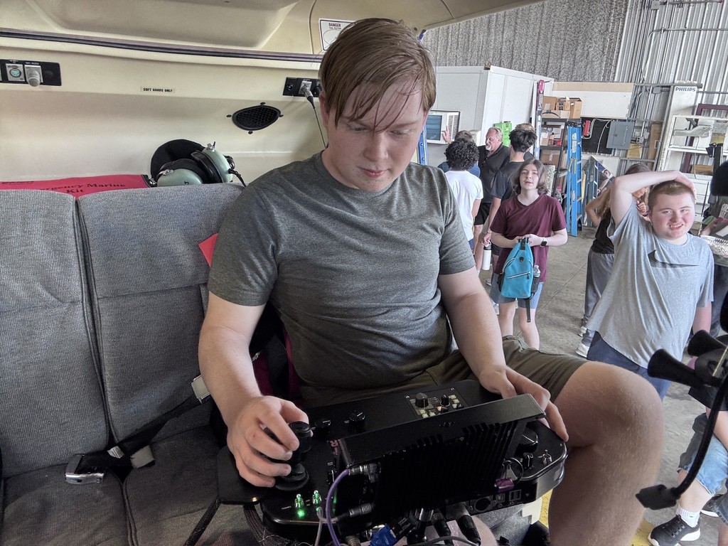 Students had the opportunity to speak with pilots, reporters, and mechanics about what it takes to provide airborne news coverage to the major NYC TV networks