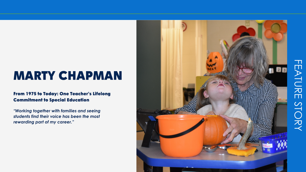 Marty Chapman's photo along with the article title and a quote from the article