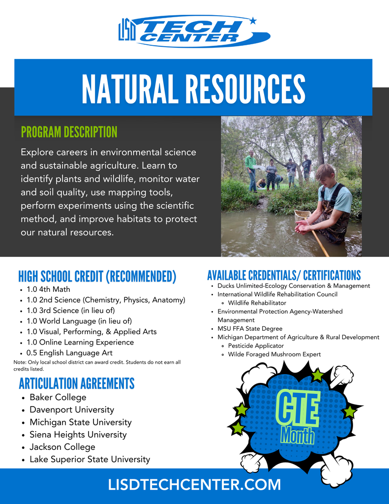 Natural Resources Flyer