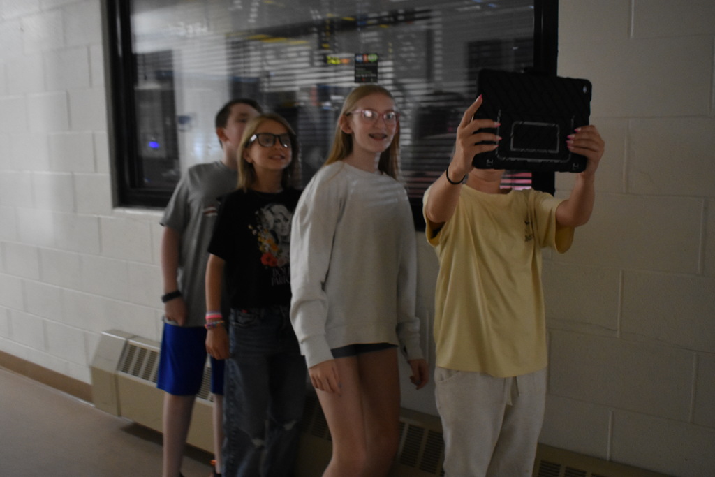 Scavenger hunt selfie