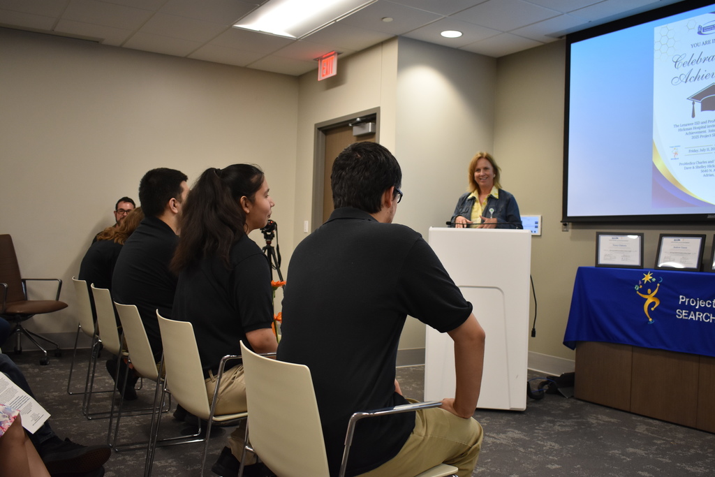 Dr. Yaroch speaking to the students