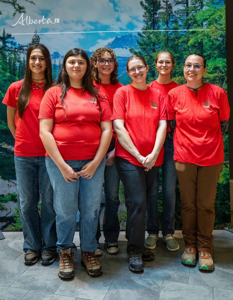 Natural Resources students and teacher in Calgary