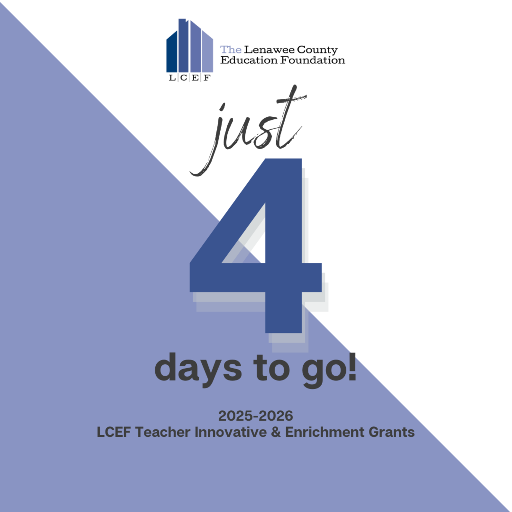 Graphic stating there are 4 days left to apply