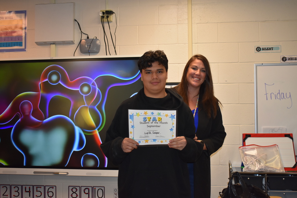Student of the month Lyrik with Erin Skelton