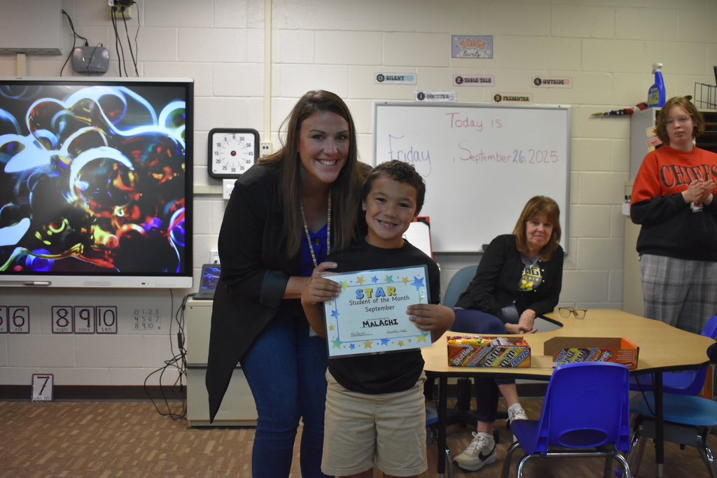 Student of the month Malachi