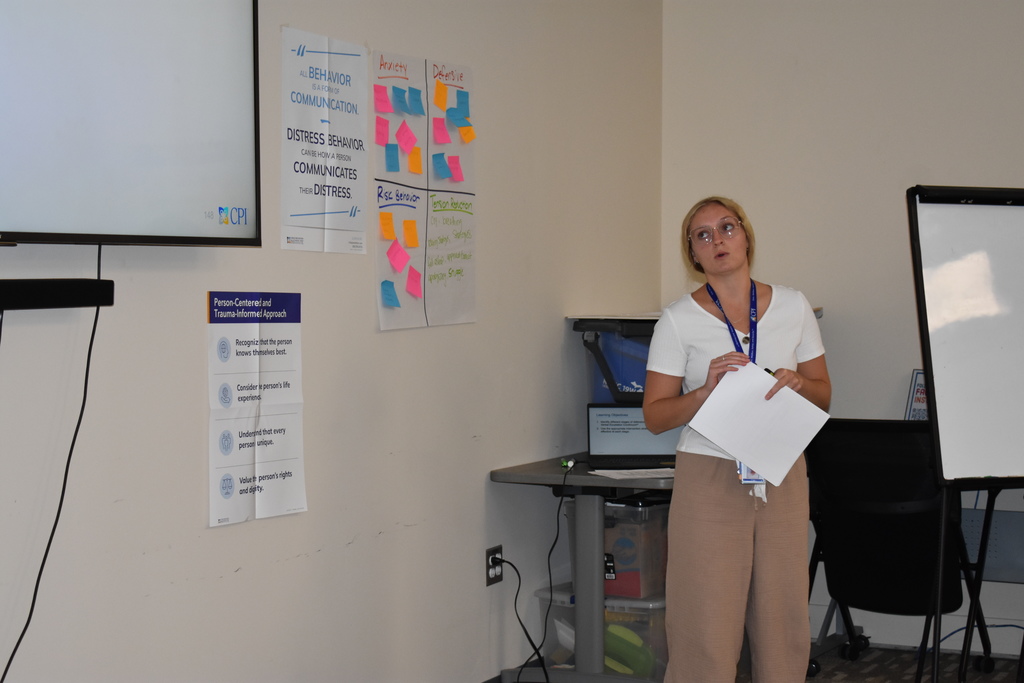 presented explaining the program