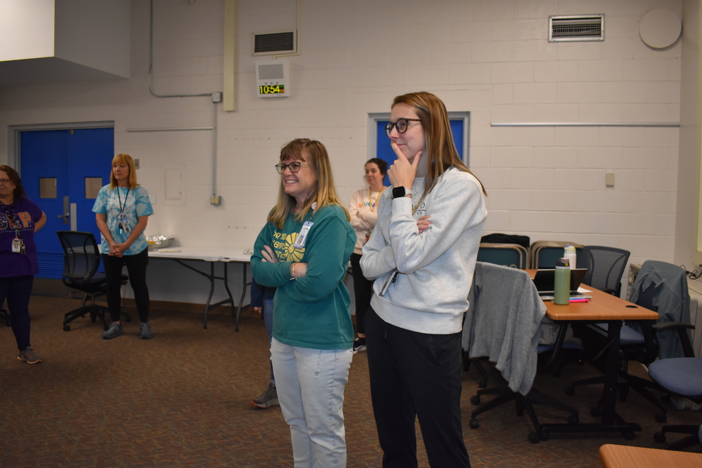 Participants listening in