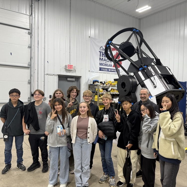 planewave tour with our exchange students 