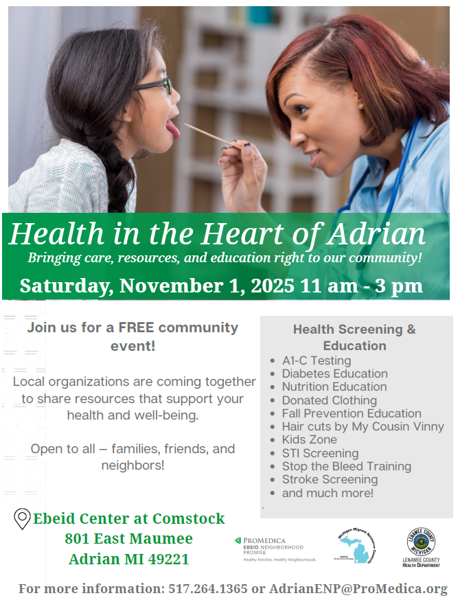 Adrian Health Fair